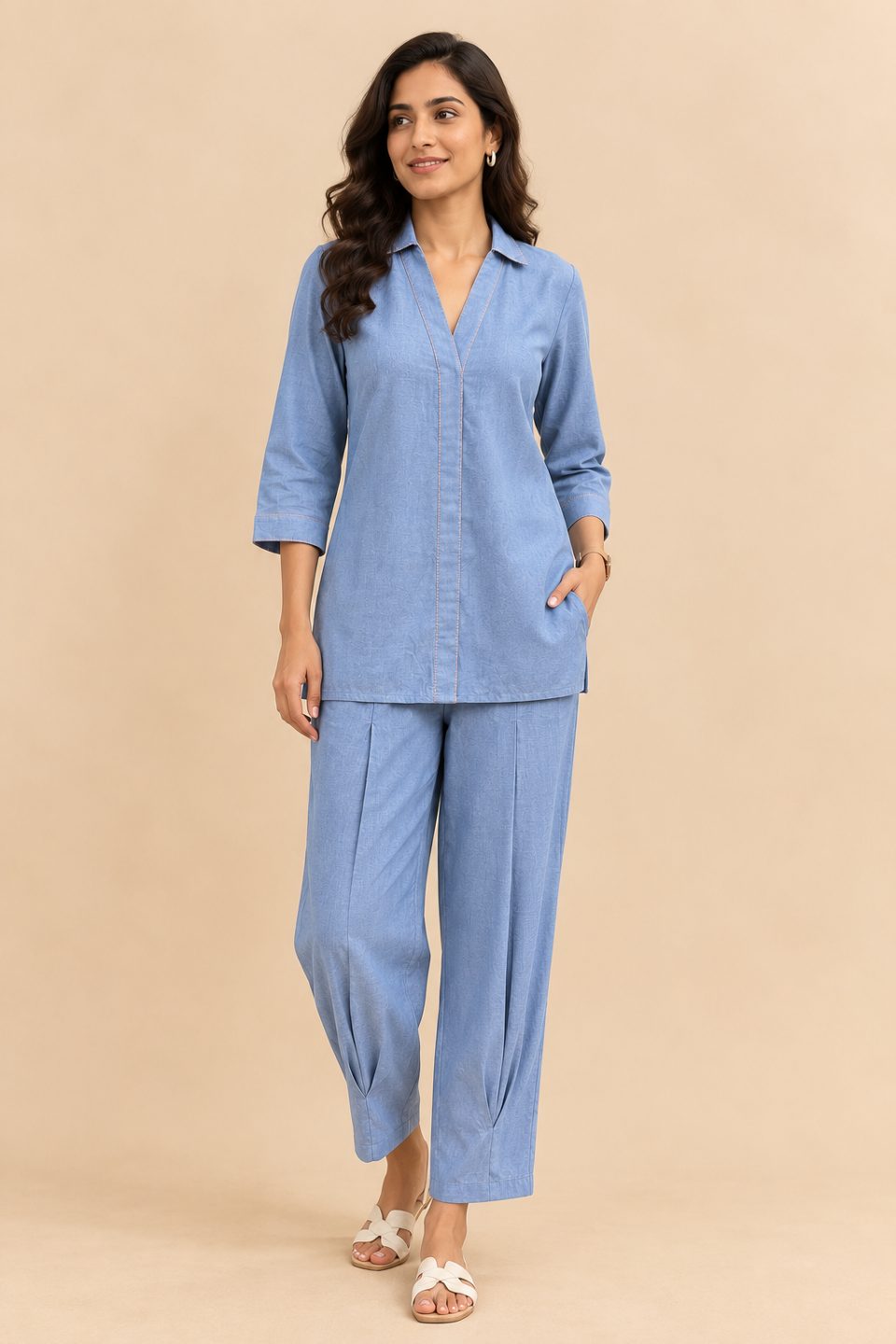 CHAMBRAY CO-ORDSET