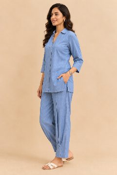 CHAMBRAY CO-ORDSET detail 2