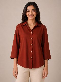 NS RUST SHIRT detail 2