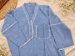 Short Chambray Kurti detail 2